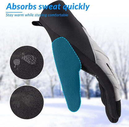 ROCKBROS Winter Cycling Gloves Touchscreen Warm Thermal Sport